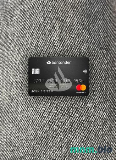 United Kingdom Santander bank wygląd zdjęcia mastercard skan PSD + zdjęcie
